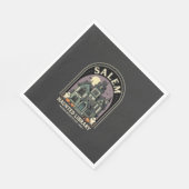 Salem Haunted Library Halloween-ontwerp_1 Servet (Hoek)