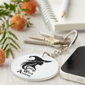 Salem Heks Academie Halloween Wiccan Heksen Sleutelhanger (Voorkant Rechts)