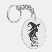 Salem Heks Academie Halloween Wiccan Heksen Sleutelhanger (Voorkant Links)