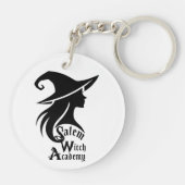 Salem Heks Academie Halloween Wiccan Heksen Sleutelhanger (Achterkant)
