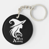 Salem Heks Academie Halloween Wiccan Heksen Sleutelhanger (Achterkant)