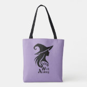 Salem Heks Academie Halloween Wiccan Heksen Tote Bag (Achterkant)