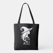 Salem Heks Academie Halloween Wiccan Heksen Tote Bag (Achterkant)