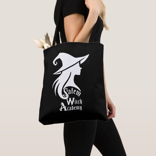 Salem Heks Academie Halloween Wiccan Heksen Tote Bag (Dichtbij)