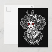 Salem Heks Illustratie Kunst Briefkaart (Voorkant / Achterkant)