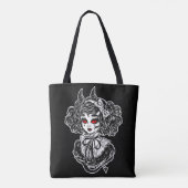 Salem Heks Illustratie Kunst Tote Bag (Achterkant)