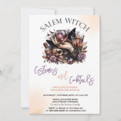 Salem Heks Kostuums & Cocktail Halloween Kaart (Voorkant)
