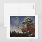 Salem heks onder de maan briefkaart (Voorkant / Achterkant)
