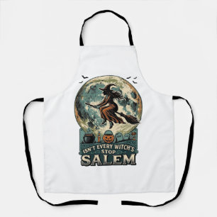 Salem Heks Shirt Vintage Gravure Griezels Humor D Schort