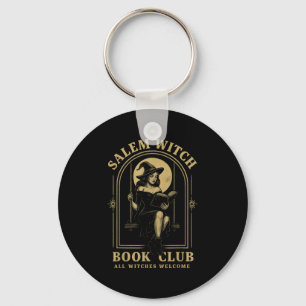 Salem Heksen Boek Club Boekachtig Halloween Volle  Sleutelhanger