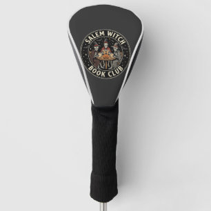Salem Heksen Boek Club Halloween Skelet Ontwerp_1 Golfheadcover