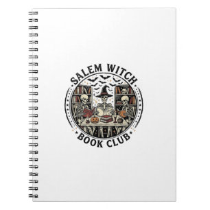 Salem Heksen Boek Club Vintage Skelet Halloween S Notitieboek