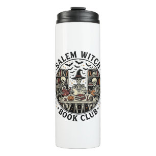 Salem Heksen Boek Club Vintage Skelet Halloween S Thermosbeker