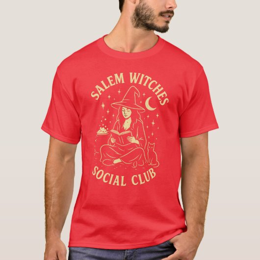 SALEM HEKSEN SOCIALE CLUB T-SHIRT (Voorkant)