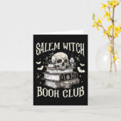 Salem Heksenboekenclub Halloween Kaart (Gele Bloem)