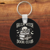 Salem Heksenboekenclub Halloween Sleutelhanger (Voorkant)