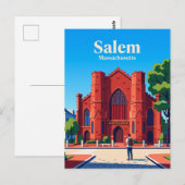 Salem Heksenmuseum VS Briefkaart (Voorkant / Achterkant)