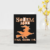 Salem Heksenprocessen 1692 Oops Je hebt er één gem Kaart (Gele Bloem)