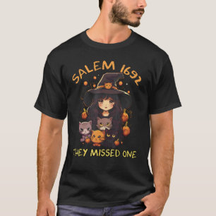 Salem Heksenprocessen 1692 Ze Misten Eén Halloween T-shirt