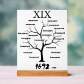 Salem heksenprocessen acryl bord (Neutraal)