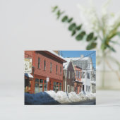 Salem in Winter Briefkaart (Staand voorkant)