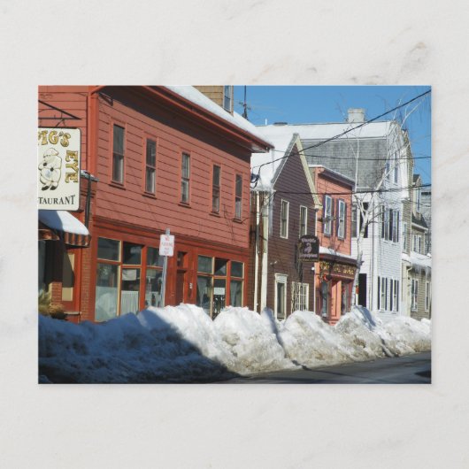 Salem in Winter Briefkaart (Voorkant)