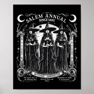 Salem Jaarlijks 1692 Heksen Conventie meisjes Poster