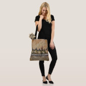 Salem Kikkers Handgeschilderd Tote Bag (Op model)