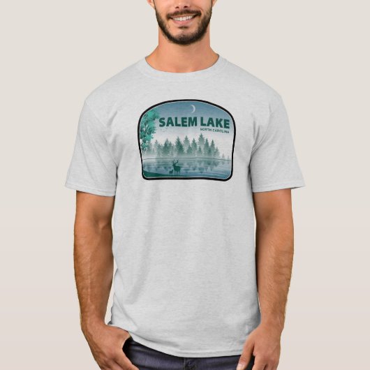 Salem Lake North Carolina Deer T-shirt (Voorkant)