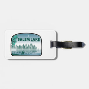 Salem Lake North Carolina Herten Bagagelabel