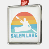 Salem Lake North Carolina Kayak Metalen Ornament (Links)