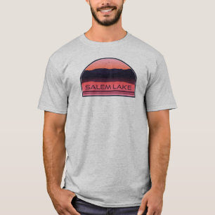 Salem Lake North Carolina Rode Zonsopgang T-shirt