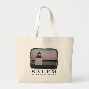 Salem Lighthouse Grote Tote Bag