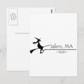 Salem, MA 1626 Briefkaart (Voorkant / Achterkant)