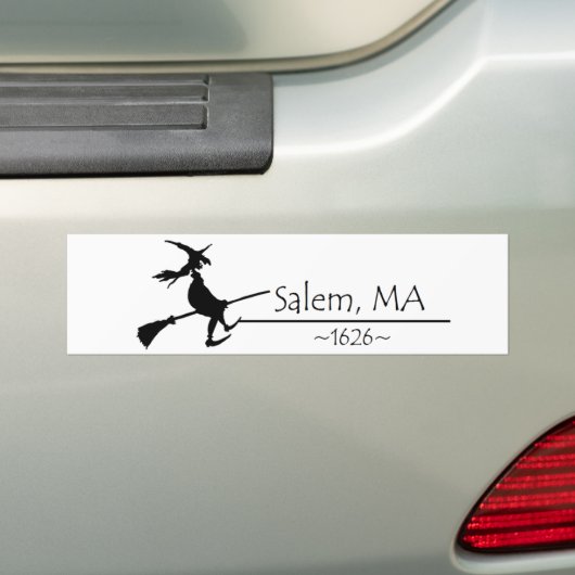 Salem, MA 1626 Bumpersticker (Op auto)