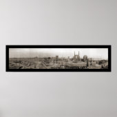 Salem MA After Fire Foto 1914 Poster (Voorkant)