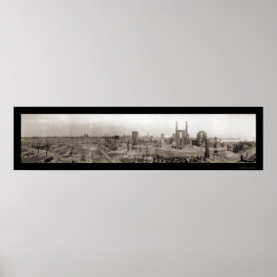 Salem MA After Fire Foto 1914 Poster