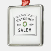 Salem, MA Holiday Wreated Ceramic Ornament (Links)
