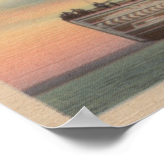 Salem, MA - Uitzicht van de Arbella van Capt. Wint Poster (Hoek)