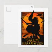 Salem MA Witch Briefkaart (Voorkant / Achterkant)