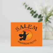 Salem MA Witch Briefkaart (Staand voorkant)