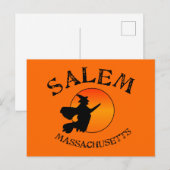 Salem MA Witch Briefkaart (Voorkant / Achterkant)