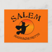 Salem MA Witch Briefkaart (Voorkant)