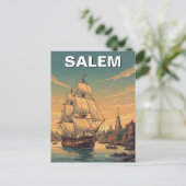 Salem Massachusetts Ansichtkaart Briefkaart (Staand voorkant)