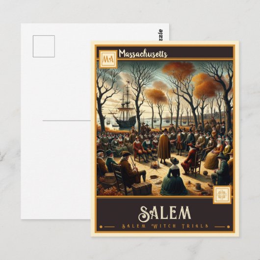 Salem, Massachusetts |  Briefkaart (Voorkant / Achterkant)