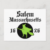 Salem Massachusetts Briefkaart (Voorkant)