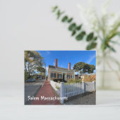 Salem Massachusetts Briefkaart (Staand voorkant)