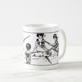 Salem Massachusetts, heksen in mok met inkt (Voorkant rechts)