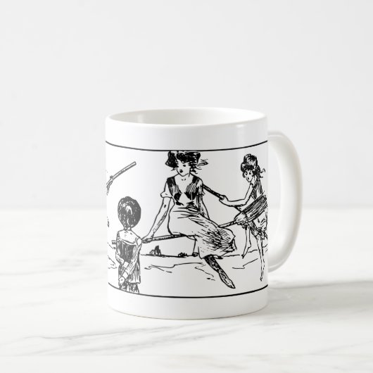 Salem Massachusetts, heksen in mok met inkt (Voorkant rechts)