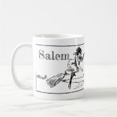 Salem Massachusetts, heksen in mok met inkt (Links)